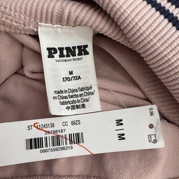 Pink Victorias Secret Flip It Seamless Foldover Bike Shorts Medium Pink Blue NWT - Picture 9 of 12